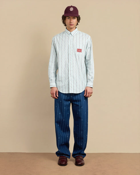 DRÔLE DE MONSIEUR LA CHEMISE FLEURS